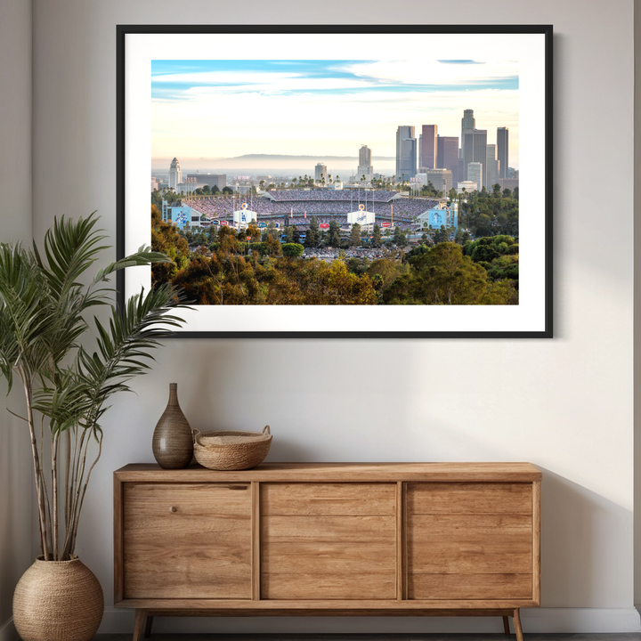Chris Fabregas Fine Art Photography 2024 World Series – Dodger Stadium Skyline, LA Cityscape Fine Art Print – Perfect for Dodgers Fans - Limited Edition Wall Art print High-quality fine art photography print