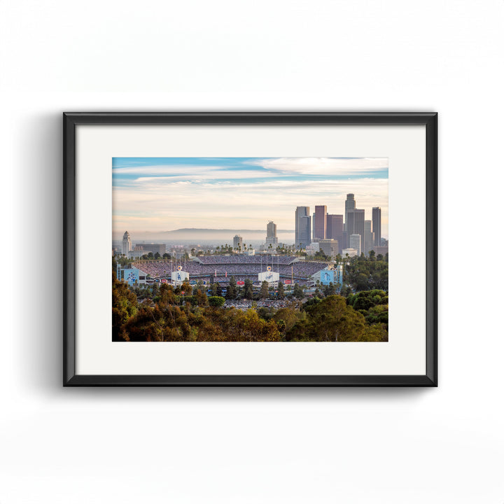 Chris Fabregas Fine Art Photography 2024 World Series – Dodger Stadium Skyline, LA Cityscape Fine Art Print – Perfect for Dodgers Fans - Limited Edition Wall Art print High-quality fine art photography print