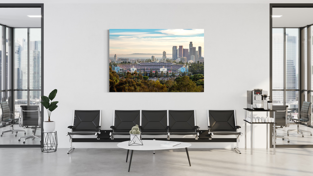Chris Fabregas Fine Art Photography 2024 World Series – Dodger Stadium Skyline, LA Cityscape Fine Art Print – Perfect for Dodgers Fans - Limited Edition Wall Art print High-quality fine art photography print