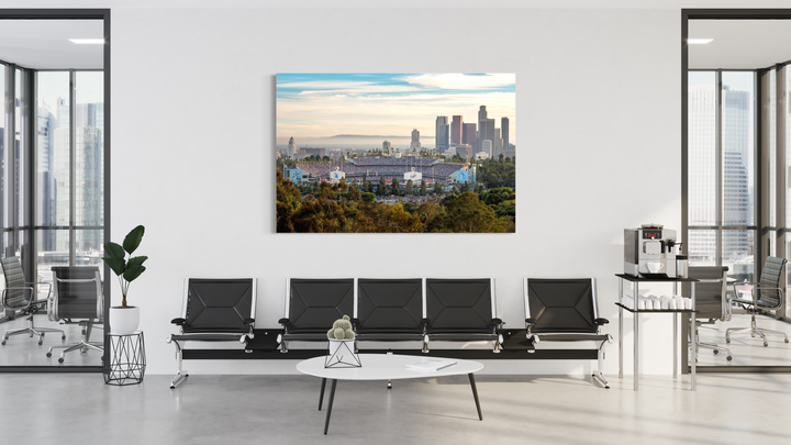 Chris Fabregas Fine Art Photography 2024 World Series – Dodger Stadium Skyline, LA Cityscape Fine Art Print – Perfect for Dodgers Fans - Limited Edition Wall Art print High-quality fine art photography print