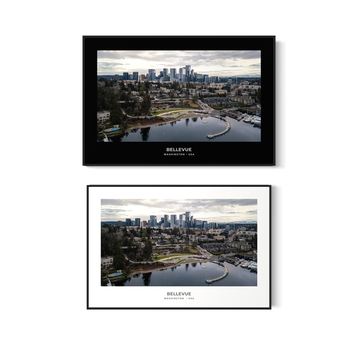 Chris Fabregas Fine Art Photography Digital Download Bellevue Skyline Digital Print | Fine Art Cityscape | Instant Download Wall Art print High-quality fine art photography print