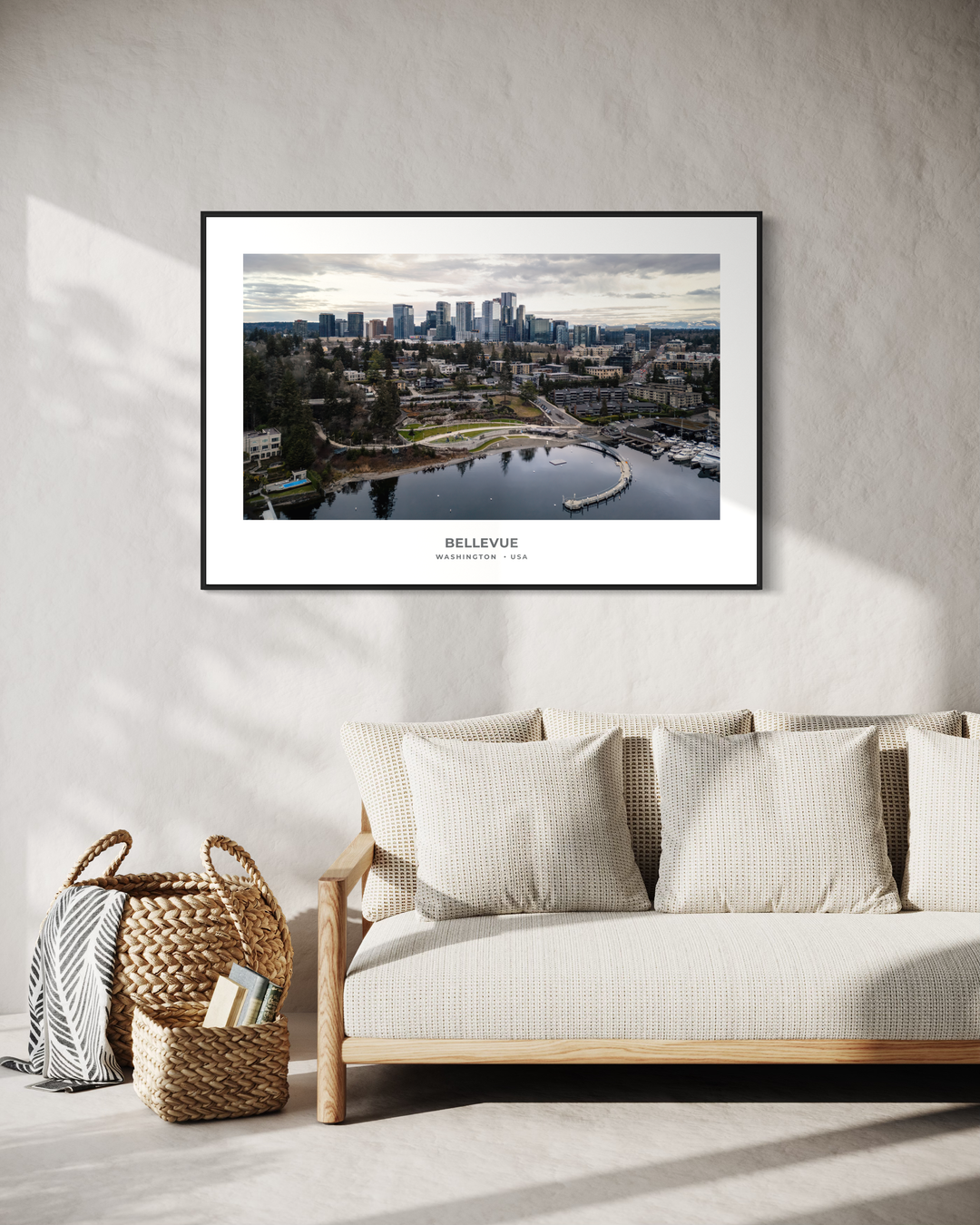 Chris Fabregas Fine Art Photography Digital Download Bellevue Skyline Digital Print | Fine Art Cityscape | Instant Download Wall Art print High-quality fine art photography print