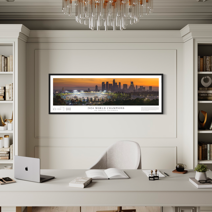 Chris Fabregas Fine Art Photography Panoramic Poster Los Angeles Dodgers 2024 World Series Panoramic Poster – Must Have Art Wall Art print High-quality fine art photography print