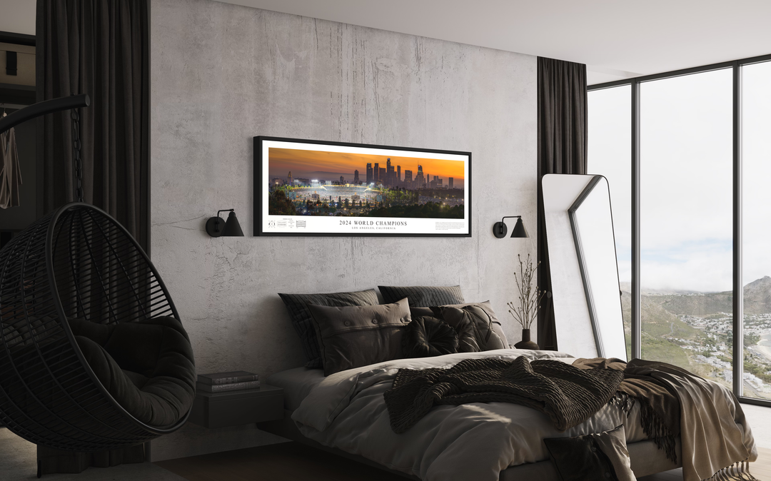Chris Fabregas Fine Art Photography Panoramic Poster Los Angeles Dodgers 2024 World Series Panoramic Poster – Must Have Art Wall Art print High-quality fine art photography print