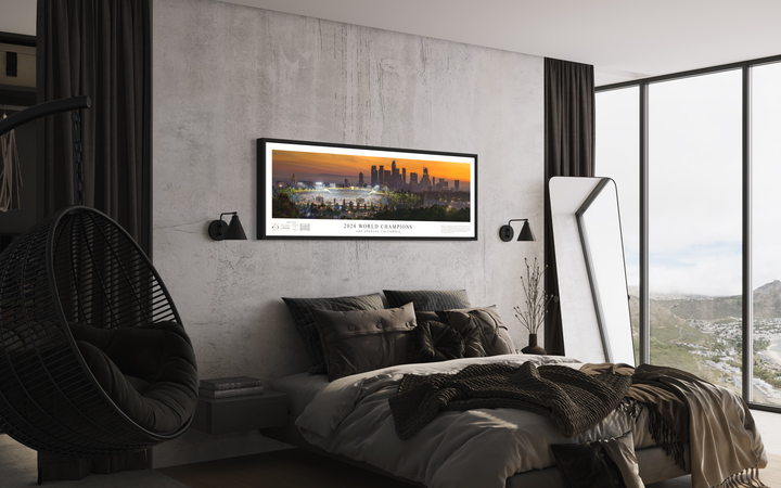 Chris Fabregas Fine Art Photography Panoramic Poster Los Angeles Dodgers 2024 World Series Panoramic Poster – Must Have Art Wall Art print High-quality fine art photography print