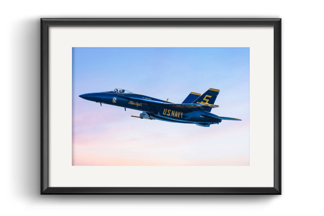 Chris Fabregas Photography Metal, Canvas, Paper Blue Angels Jet #5 Flyover - Military Aircraft Fine Art Photography Wall Art print High-quality fine art photography print