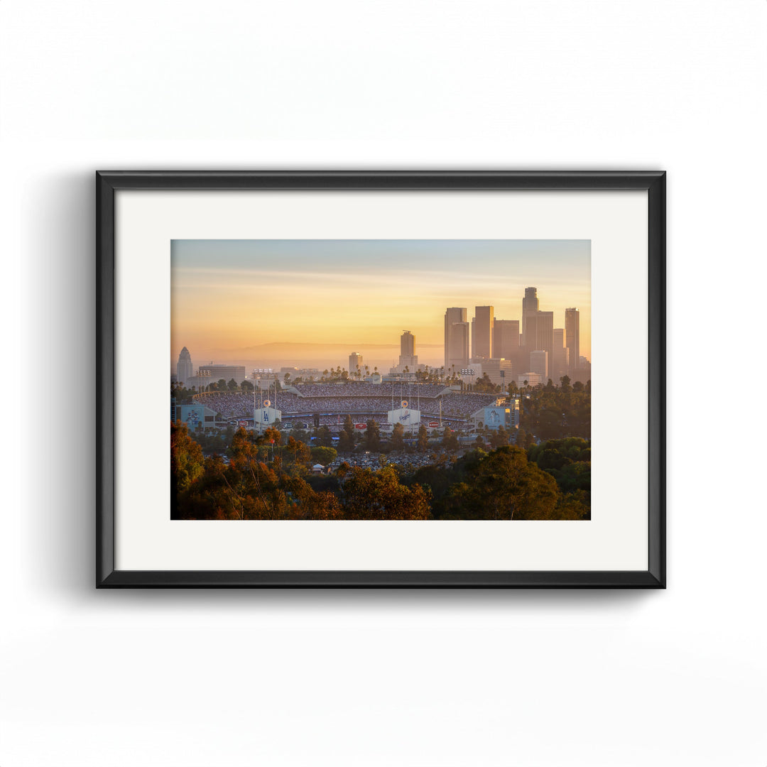 Dodger Stadium Digital Download, LA Skyline Printable, Baseball Art Digital Download Chris Fabregas Fine Art Photography Wall Art print High-quality fine art photography print
