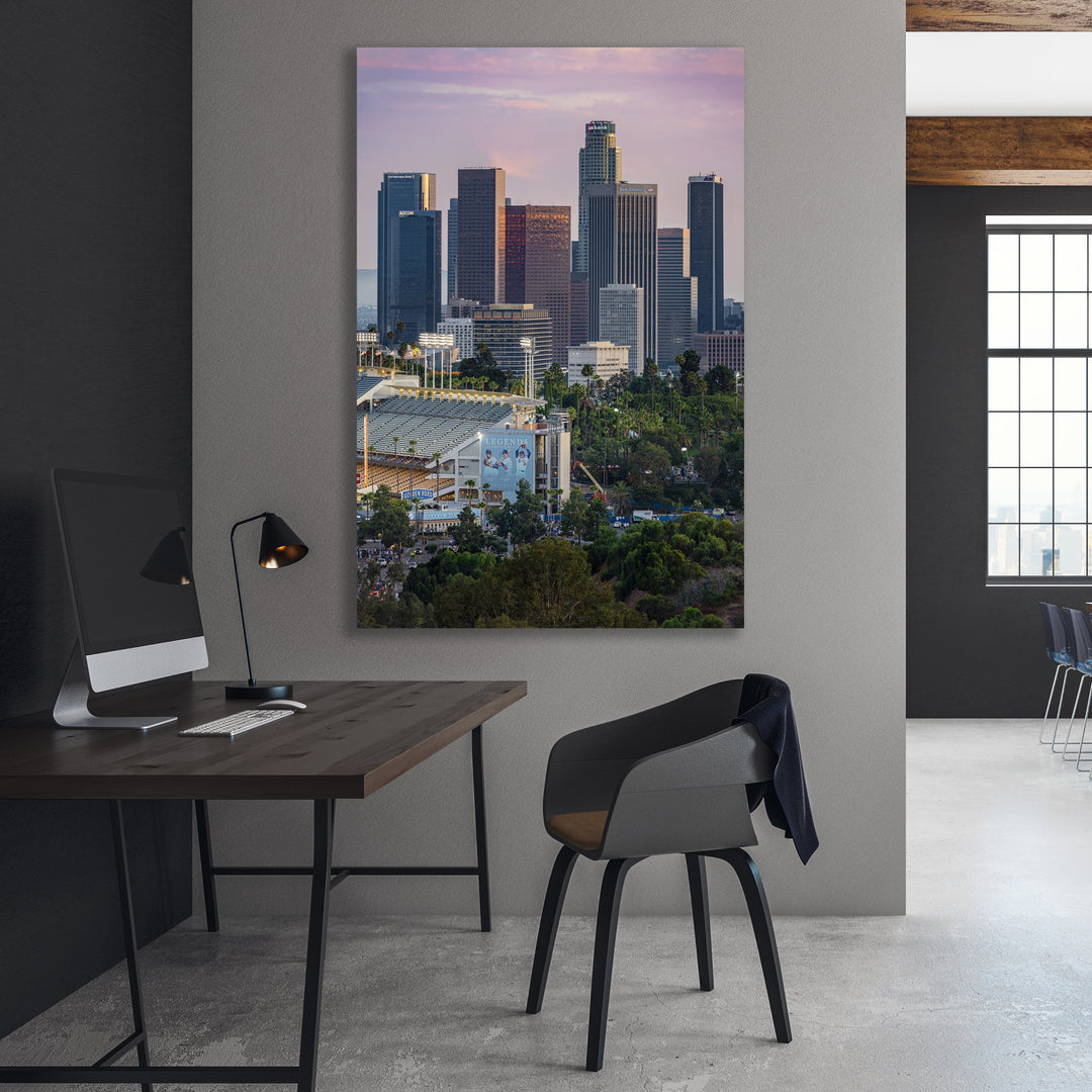 Dodger Stadium Digital Download, Los Angeles Skyline Printable Wall Art Digital Download Chris Fabregas Fine Art Photography Wall Art print High-quality fine art photography print