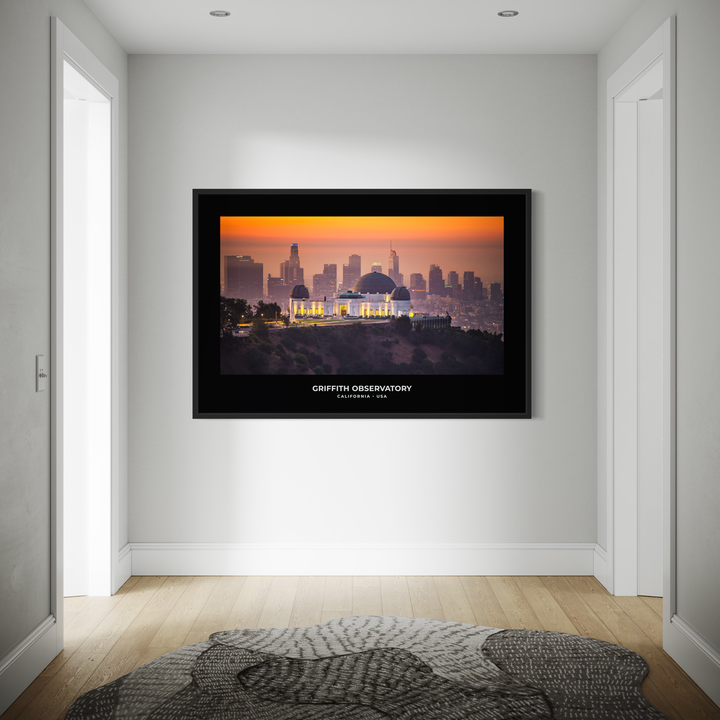 Griffith Observatory Sunset Digital Download, Los Angeles Wall Art Digital Download Chris Fabregas Fine Art Photography Wall Art print High-quality fine art photography print