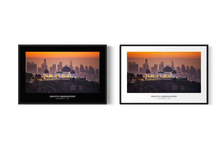 Griffith Observatory Sunset Digital Download, Los Angeles Wall Art Digital Download Chris Fabregas Fine Art Photography Wall Art print High-quality fine art photography print
