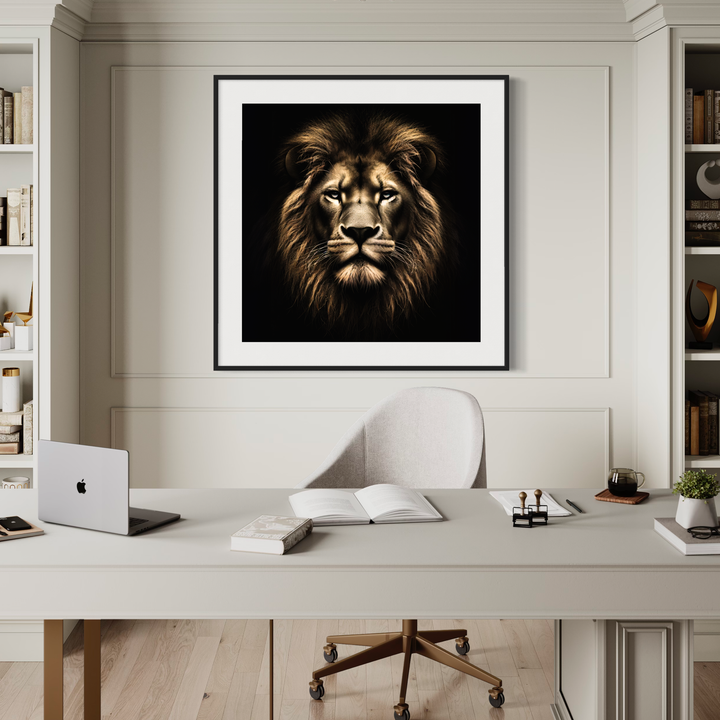 Chris Fabregas Fine Art Photography Digital Download Lion Face Wall Art, Motivational Digital Printable Decor, Instant Download Wall Art print High-quality fine art photography print