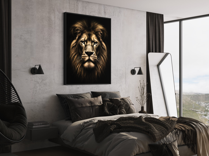 Chris Fabregas Fine Art Photography Digital Download Lion Face Wall Art, Motivational Digital Printable Decor, Instant Download Wall Art print High-quality fine art photography print