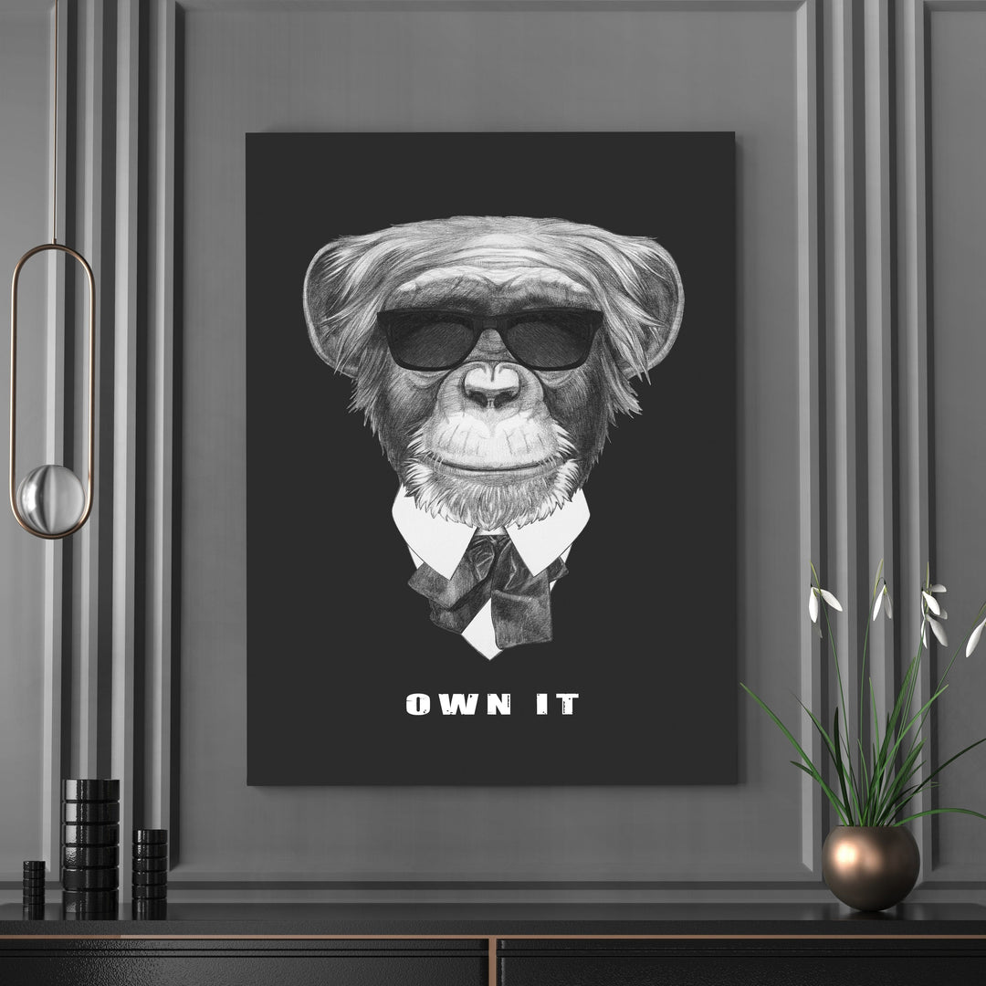 Chris Fabregas Fine Art Photography Canvas Own It, Motivational Canvas Wall Art print