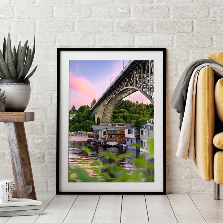 Chris Fabregas Photography Metal, Canvas, Paper Seattle Houseboat Photography, Limited Edition Wall Decor Wall Art print