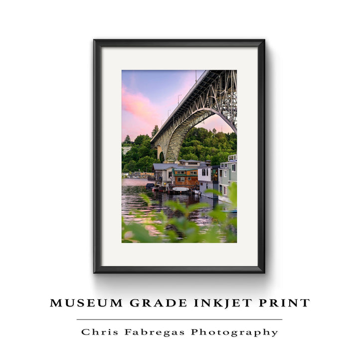 Chris Fabregas Photography Metal, Canvas, Paper Seattle Houseboat Photography, Limited Edition Wall Decor Wall Art print