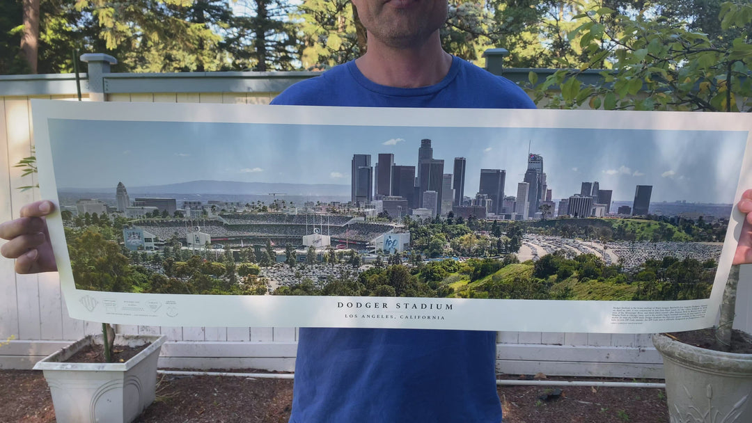 Dodger Stadium Wall Art Poster Chris Fabregas