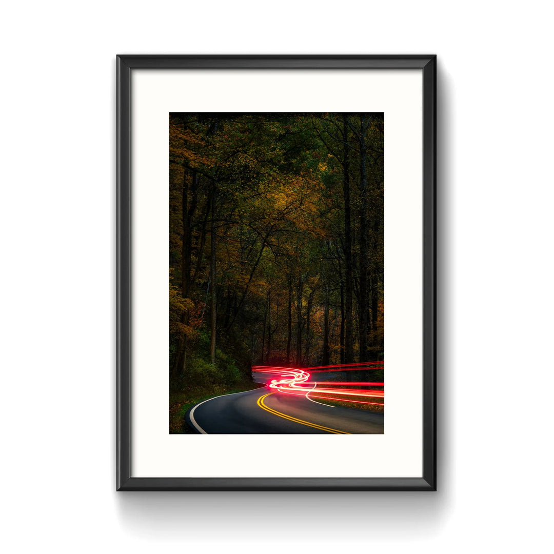 Great Smoky Mountains Tennessee fine art photography with layered mountain light