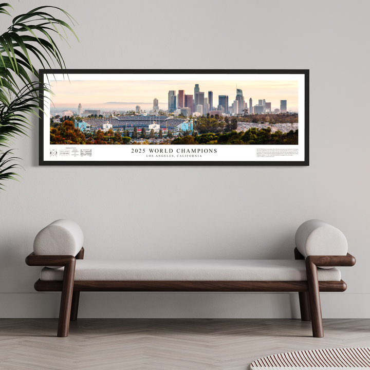 2025 World Champions – Los Angeles Dodgers Panoramic Fine Art Print (Signed & Numbered Limited Edition /99) Archival Print Chris Fabregas Fine Art Photography Wall Art print High-quality fine art photography print 
