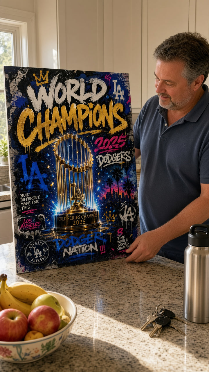 2025 Dodgers Graffiti Champs 5-Poster | Instant Download