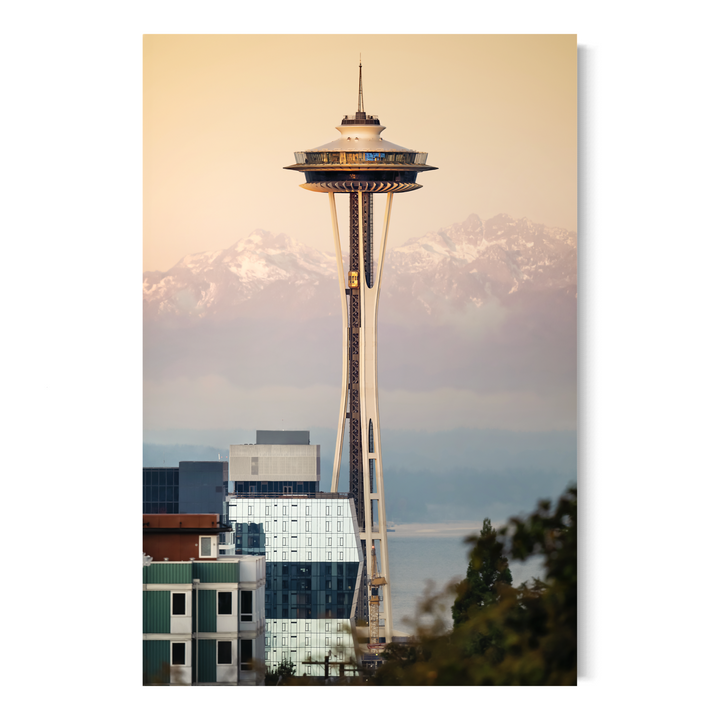 Space Needle Fine Art Print, Seattle Skyline Photography, Cityscape Art