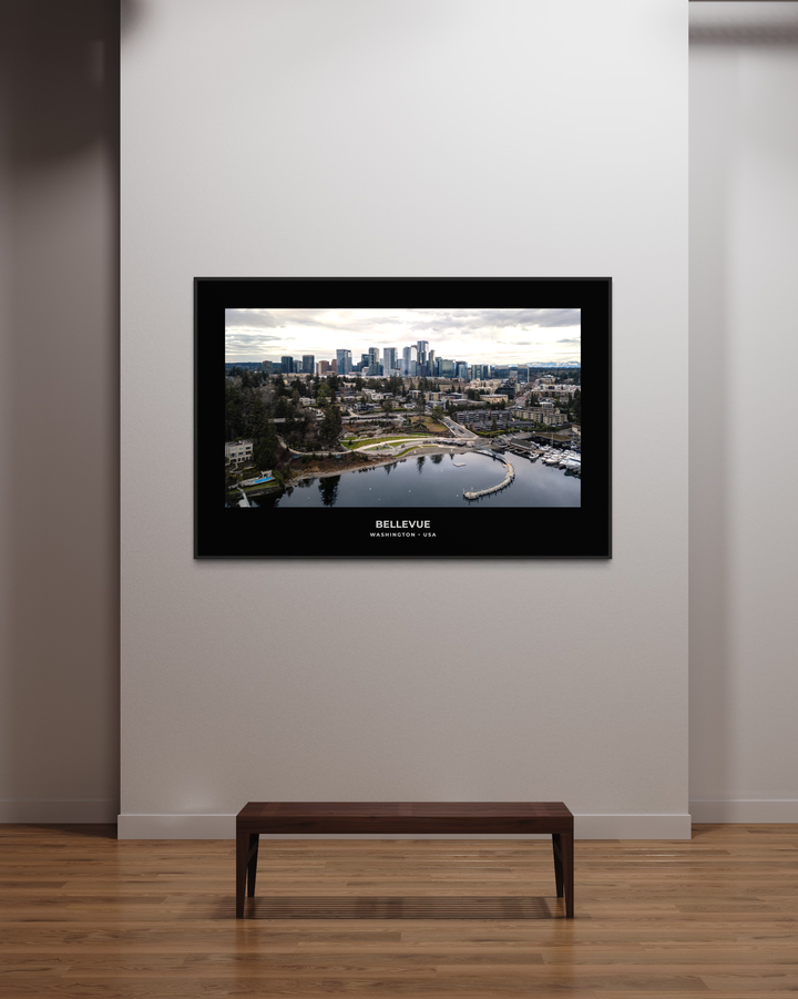 Chris Fabregas Fine Art Photography Digital Download Bellevue Skyline Digital Print | Fine Art Cityscape | Instant Download Wall Art print High-quality fine art photography print 