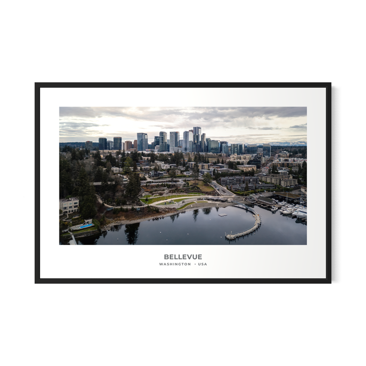 Chris Fabregas Fine Art Photography Digital Download Bellevue Skyline Digital Print | Fine Art Cityscape | Instant Download Wall Art print High-quality fine art photography print 