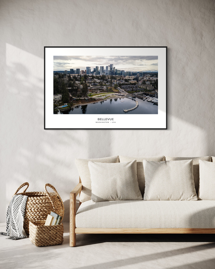 Chris Fabregas Fine Art Photography Digital Download Bellevue Skyline Digital Print | Fine Art Cityscape | Instant Download Wall Art print High-quality fine art photography print 