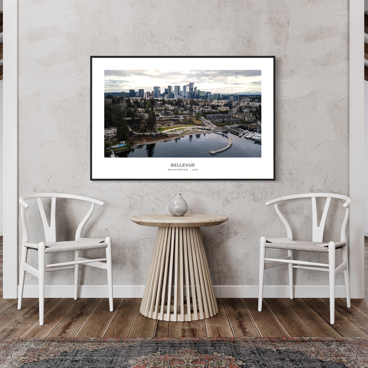 Chris Fabregas Fine Art Photography Digital Download Bellevue Skyline Digital Print | Fine Art Cityscape | Instant Download Wall Art print High-quality fine art photography print 