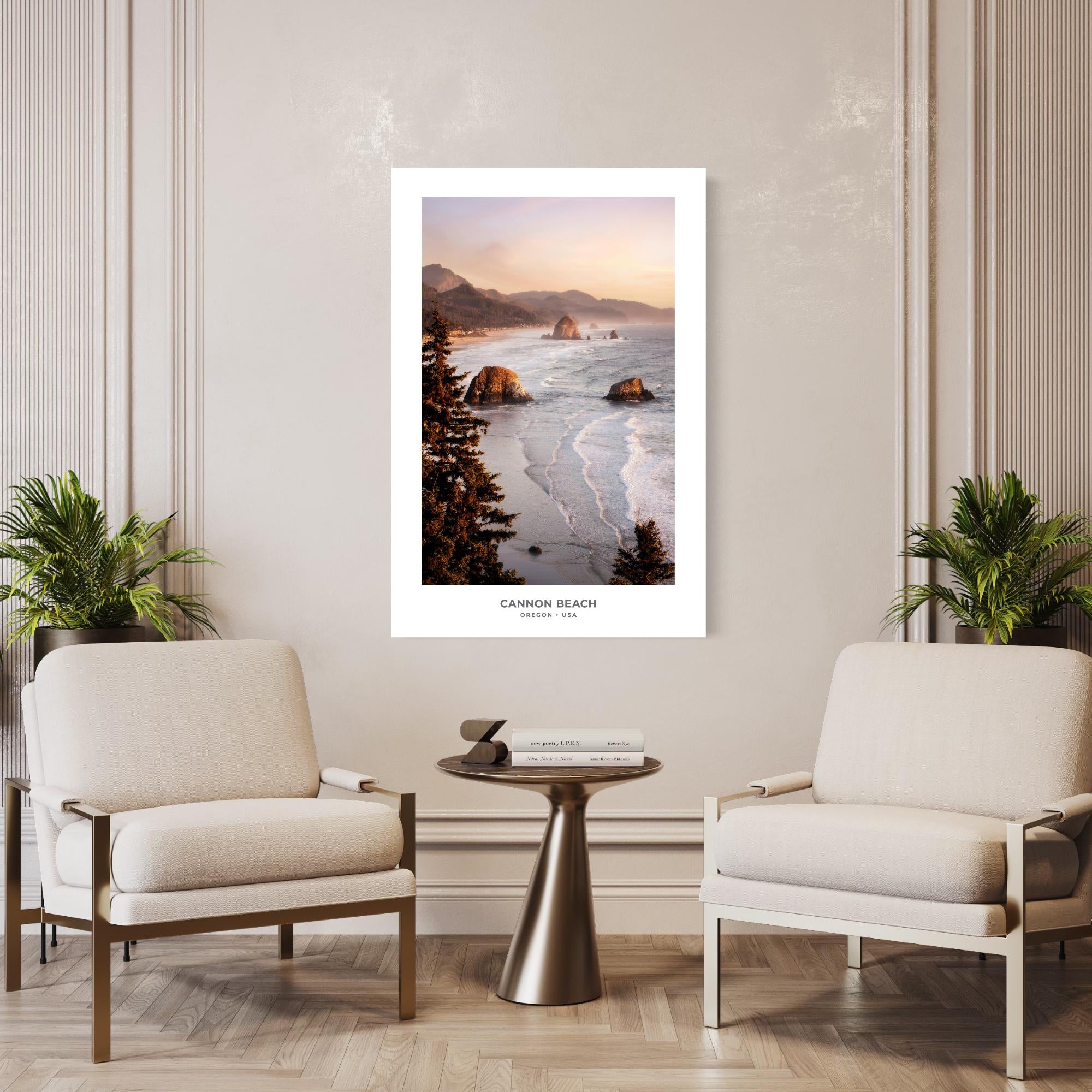 Cannon Beach Haystack Rock Oregon Printable Wall Art | Chris