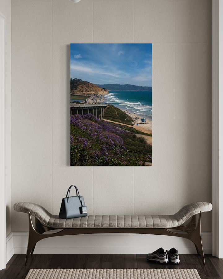 Del Mar Beach Fine Art Print, Coastal Photography, Wall Art Metal, Canvas, Paper, Acrylic Chris Fabregas Photography Wall Art print High-quality fine art photography print 