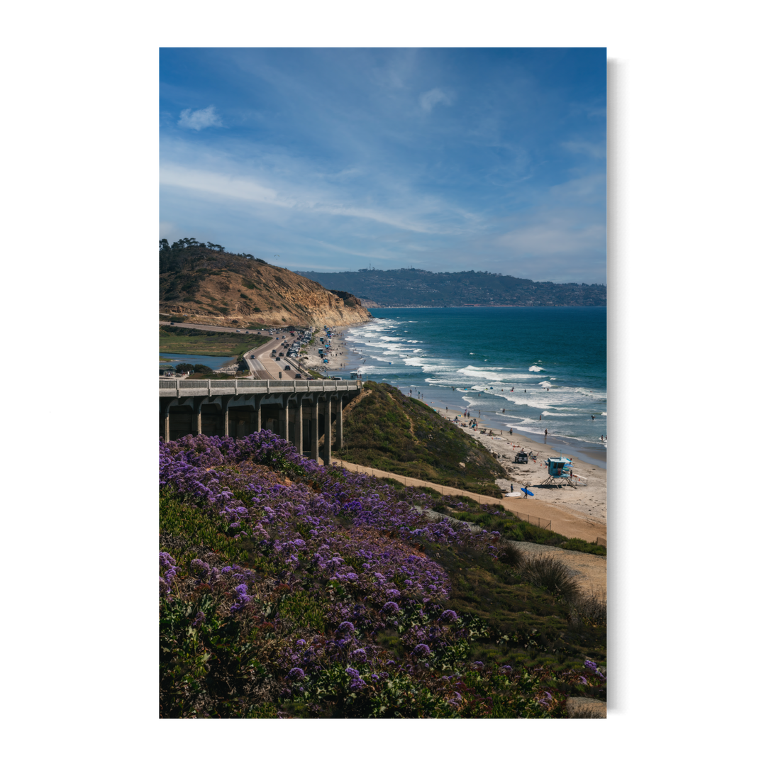 Del Mar Beach Fine Art Print, Coastal Photography, Wall Art Metal, Canvas, Paper, Acrylic Chris Fabregas Photography Wall Art print High-quality fine art photography print 