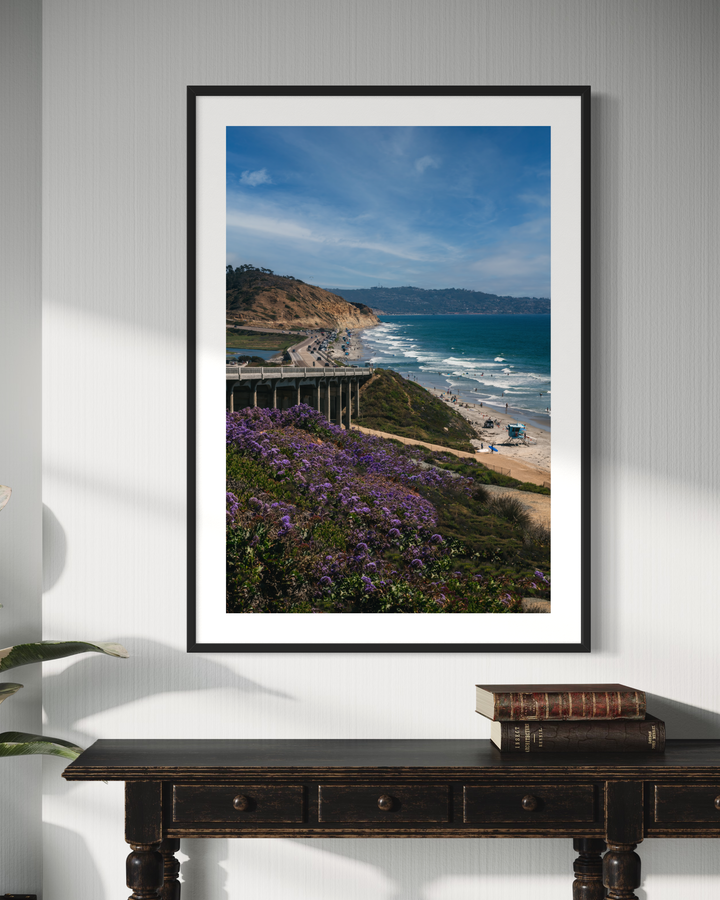 Del Mar Beach Fine Art Print, Coastal Photography, Wall Art Metal, Canvas, Paper, Acrylic Chris Fabregas Photography Wall Art print High-quality fine art photography print 