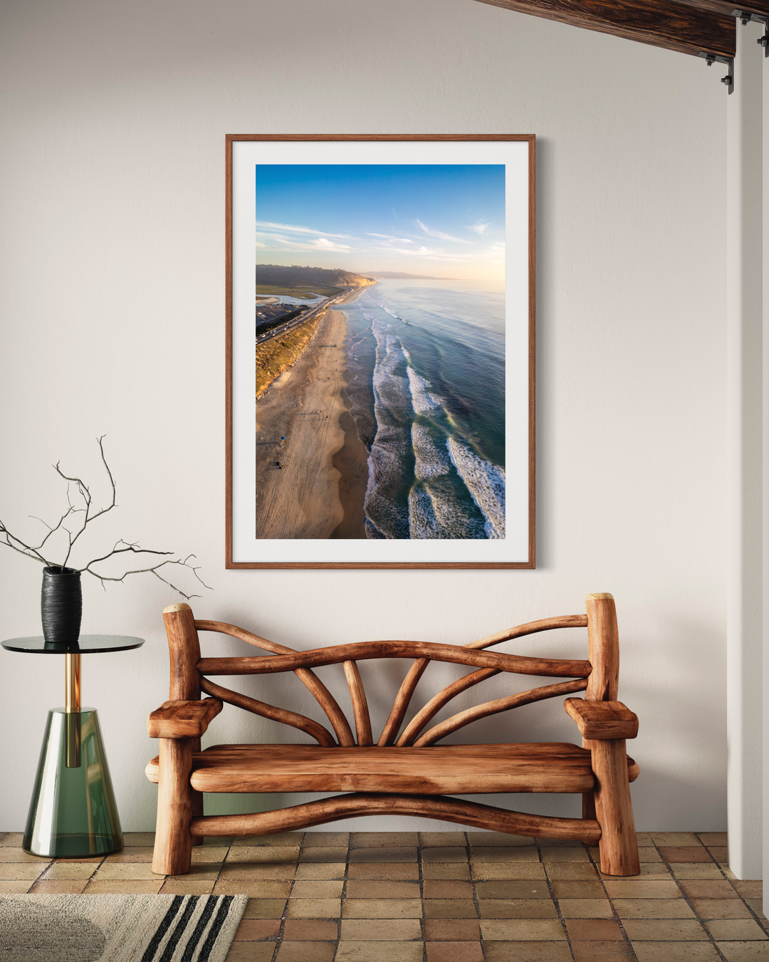 Chris Fabregas Photography Metal, Canvas, Paper, Acrylic Del Mar California Coast Fine Art Print - Aerial Beach Photography Wall Art print High-quality fine art photography print 