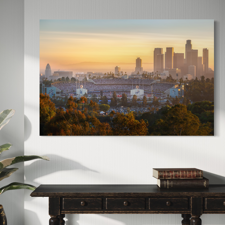 Dodger Stadium Digital Download, LA Skyline Printable, Baseball Art Digital Download Chris Fabregas Fine Art Photography Wall Art print High-quality fine art photography print 