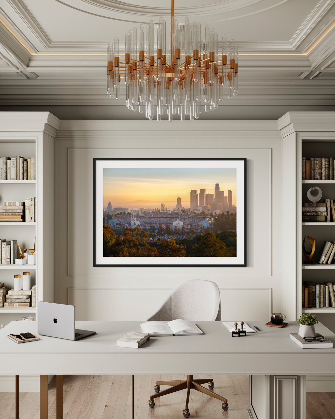 Dodger Stadium Digital Download, LA Skyline Printable, Baseball Art Digital Download Chris Fabregas Fine Art Photography Wall Art print High-quality fine art photography print 