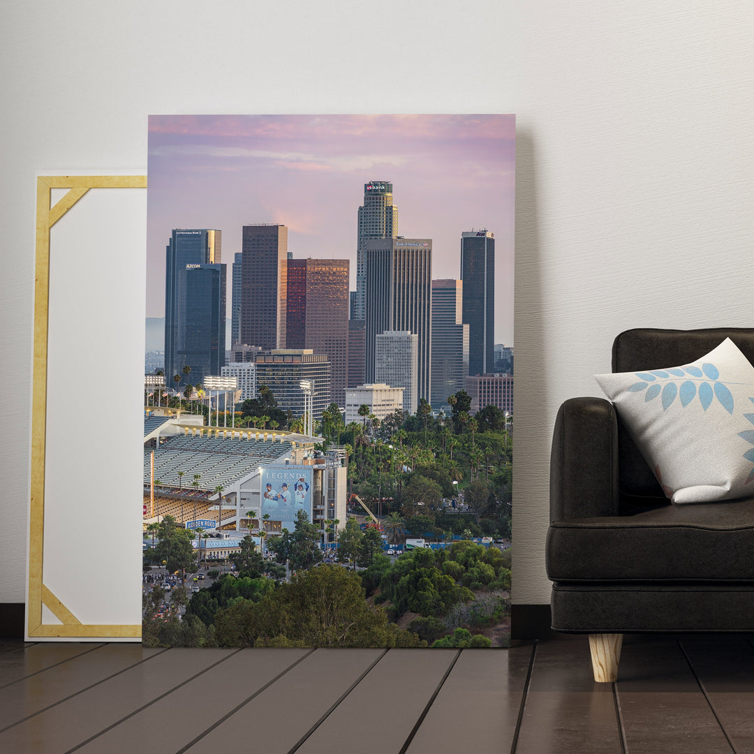 Dodger Stadium Digital Download, Los Angeles Skyline Printable Wall Art Digital Download Chris Fabregas Fine Art Photography Wall Art print High-quality fine art photography print 