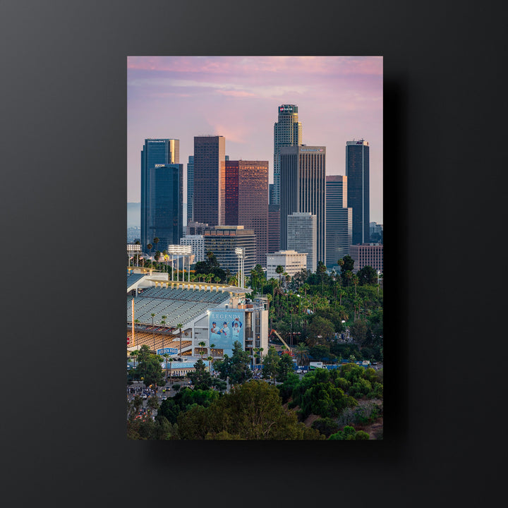 Dodger Stadium Digital Download, Los Angeles Skyline Printable Wall Art Digital Download Chris Fabregas Fine Art Photography Wall Art print High-quality fine art photography print 