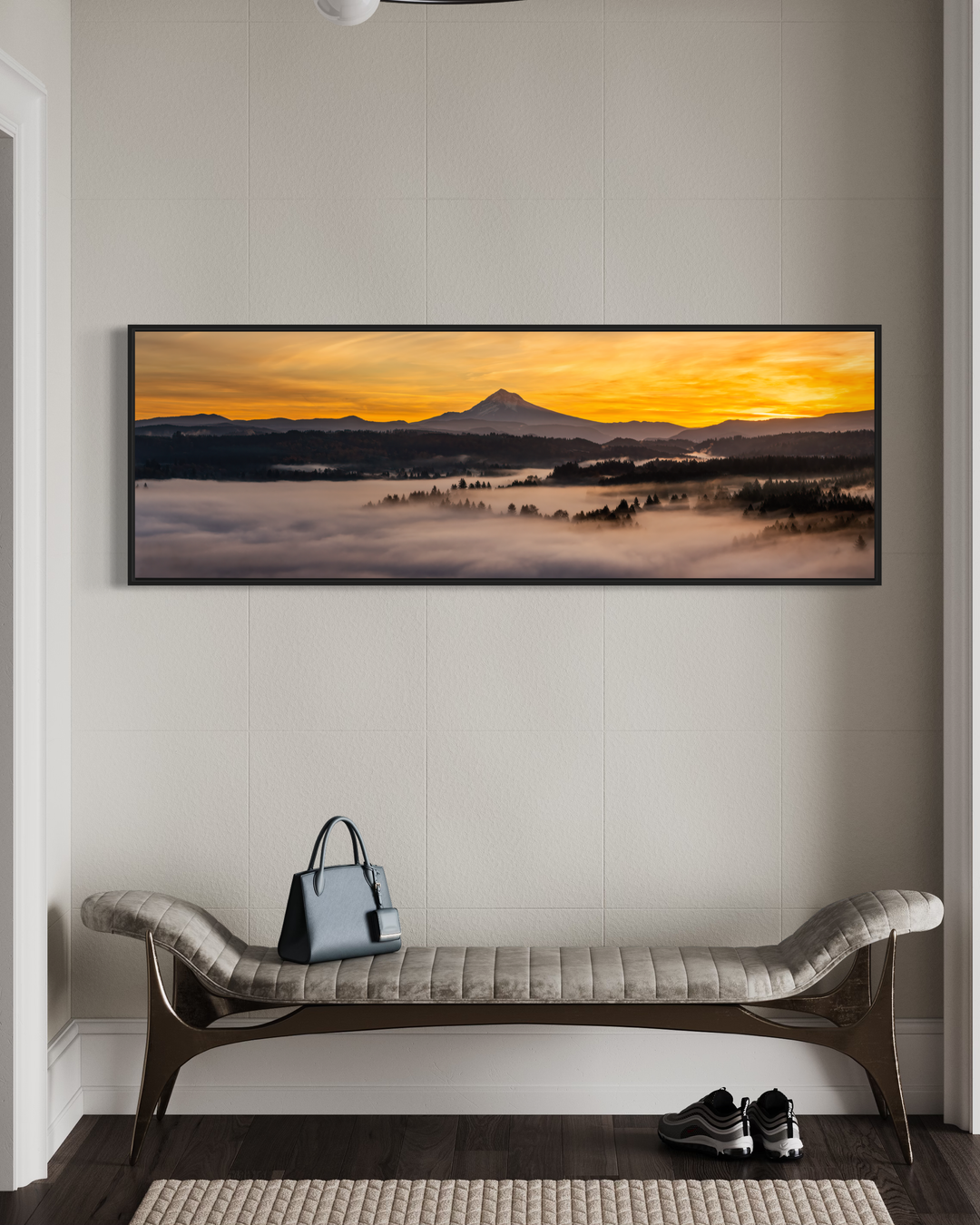 Mount Hood Panoramic Sunrise | PNW Landscape Fine Art Print Metal Print, Canvas Chris Fabregas Fine Art Photography Wall Art print High-quality fine art photography print 