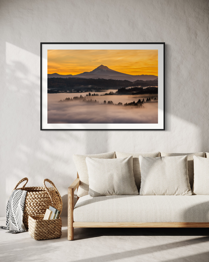 Mount Hood Sunrise | PNW Landscape Photography | Fine Art Print Metal, Canvas, Paper, Acrylic Chris Fabregas Photography Wall Art print High-quality fine art photography print 