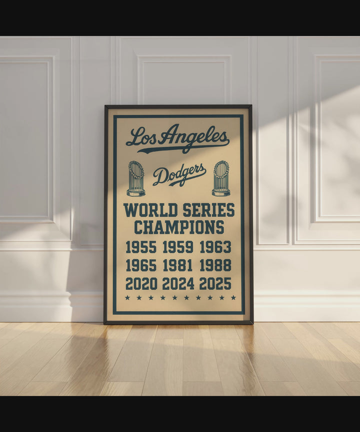 2025 World Series Digital Fan Pack | Dodgers Champions Bundle (8 Files) | Instant Download