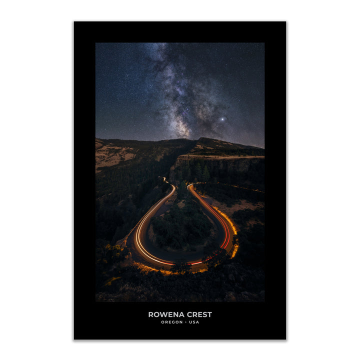 Chris Fabregas Fine Art Photography Digital Download Rowena Crest Milky Way Printable | Oregon Night Sky Digital Download Wall Art print High-quality fine art photography print 