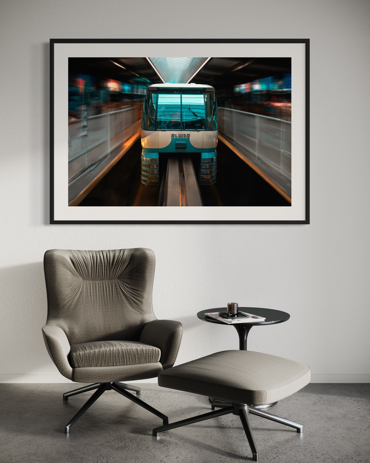 Chris Fabregas Photography Metal, Canvas, Paper Seattle Monorail Fine Art Print | Limited Edition Photography Wall Art print High-quality fine art photography print 