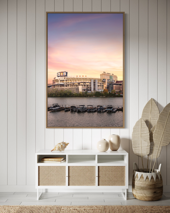 Sunrise Over Neyland Stadium — Limited Edition Fine Art Print Metal Print, Canvas, Acrylic, Inkjet Photo Chris Fabregas Photography Wall Art print High-quality fine art photography print 