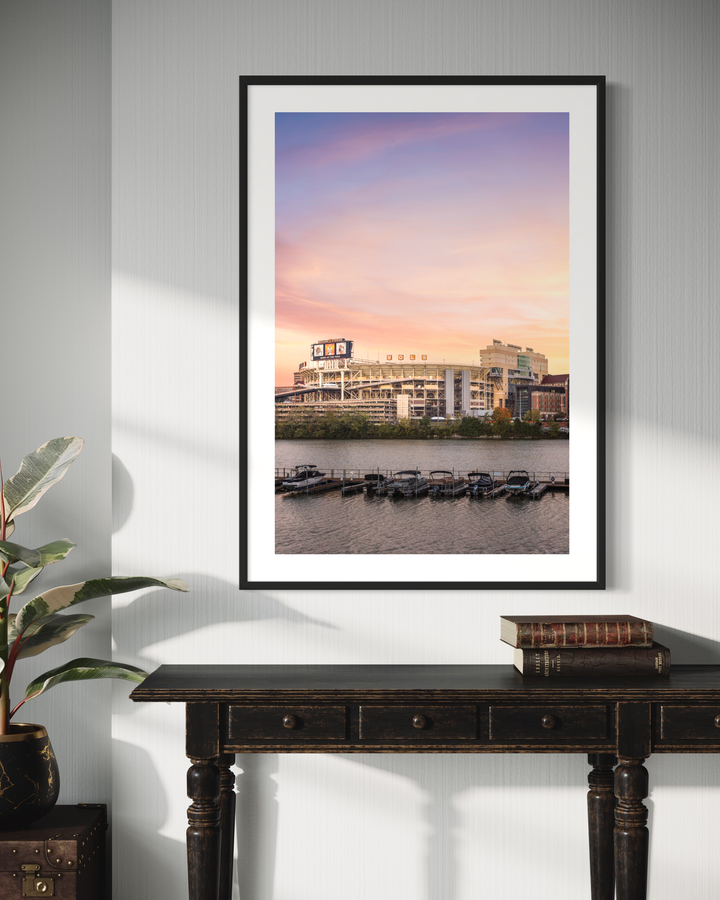 Sunrise Over Neyland Stadium — Limited Edition Fine Art Print Metal Print, Canvas, Acrylic, Inkjet Photo Chris Fabregas Photography Wall Art print High-quality fine art photography print 