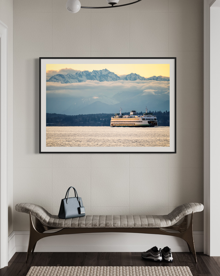 Chris Fabregas Photography Metal, Canvas, Paper, Acrylic Washington State Ferry Fine Art Print - Pacific Northwest Wall Art Wall Art print High-quality fine art photography print 