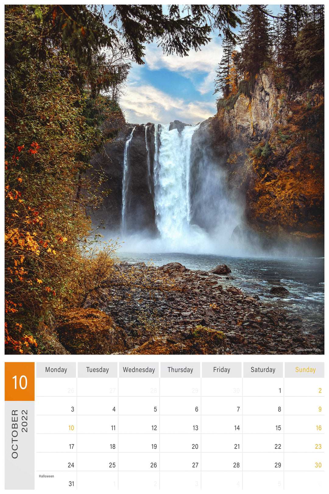 Chris Fabregas Fine Art Photography Calendars, Organizers & Planners WASHINGTON STATE CALENDAR 2022, Wall Calendar, Seattle Calendar, Pacific Northwest Calendar Wall Art print