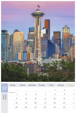 Chris Fabregas Fine Art Photography Calendars, Organizers & Planners WASHINGTON STATE CALENDAR 2022, Wall Calendar, Seattle Calendar, Pacific Northwest Calendar Wall Art print