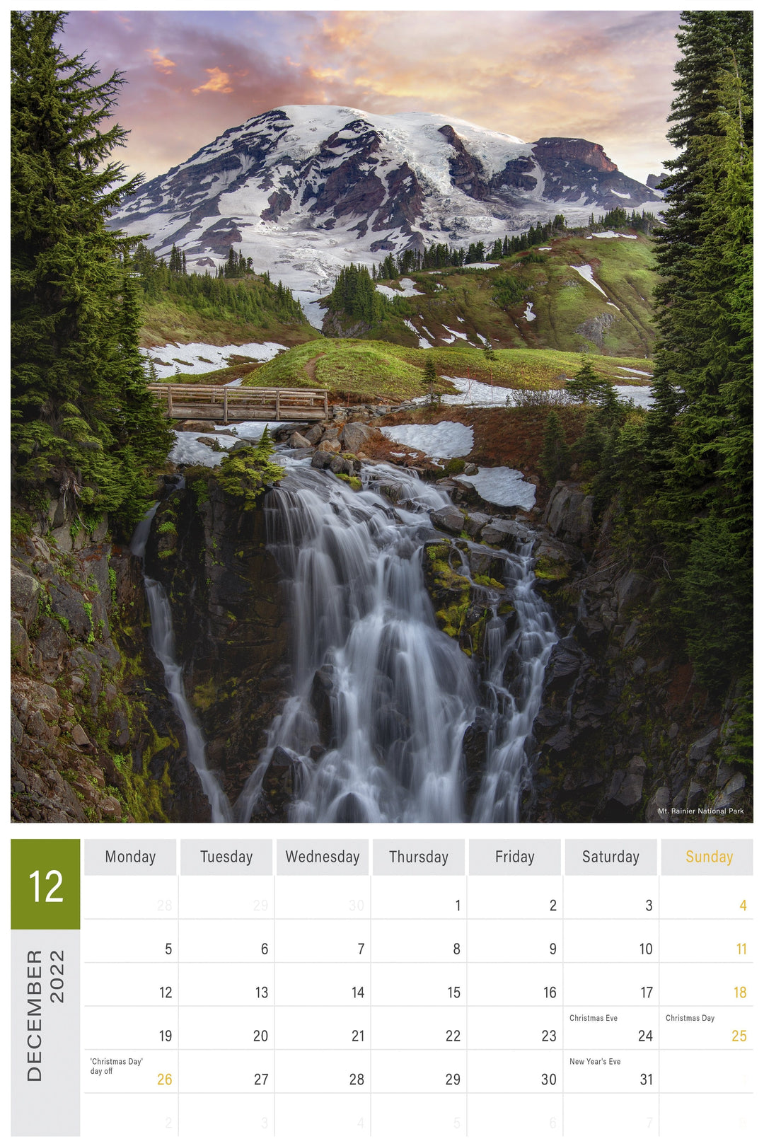 Chris Fabregas Fine Art Photography Calendars, Organizers & Planners WASHINGTON STATE CALENDAR 2022, Wall Calendar, Seattle Calendar, Pacific Northwest Calendar Wall Art print