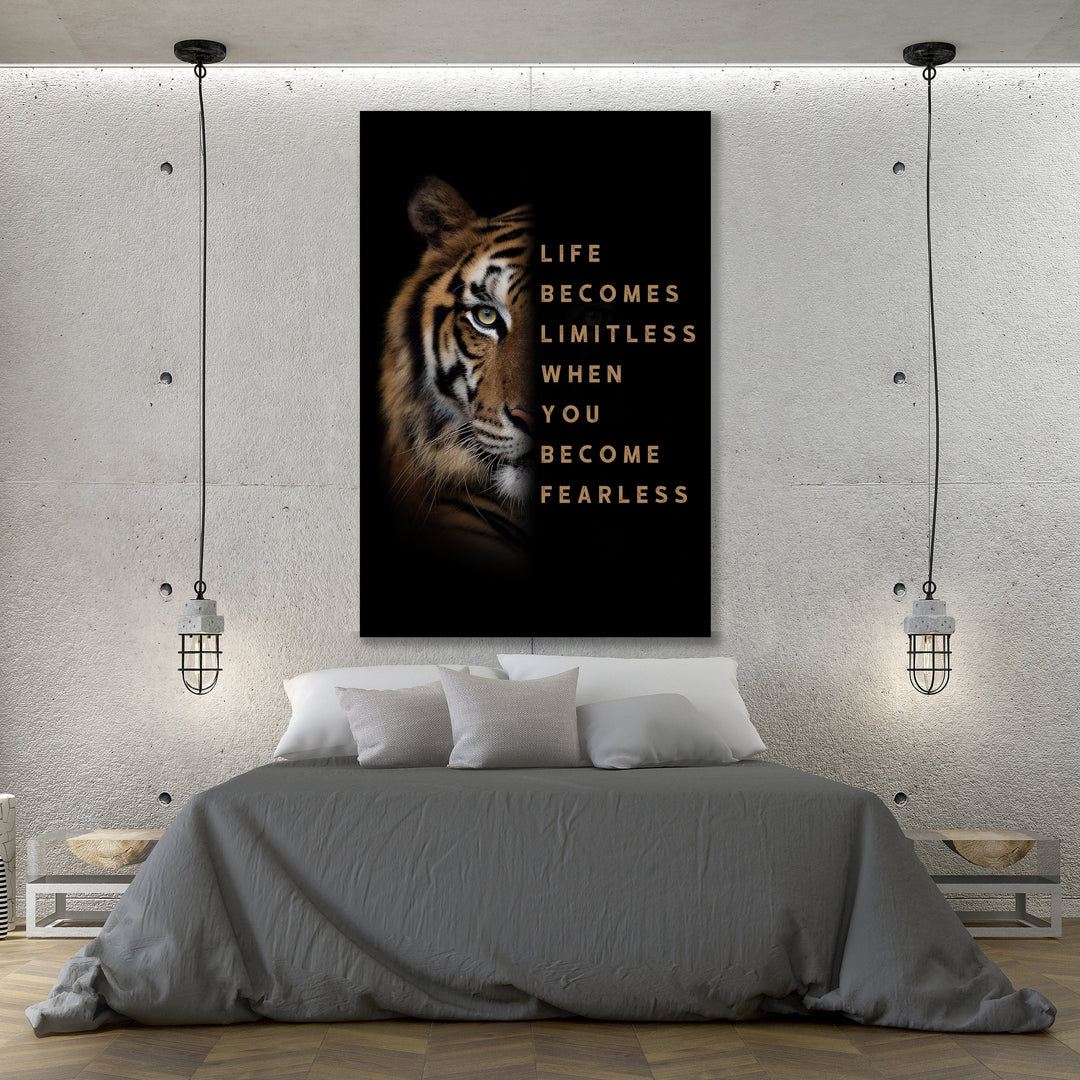 Chris Fabregas Fine Art Photography Canvas Tiger Motivational Canvas Wall Art print