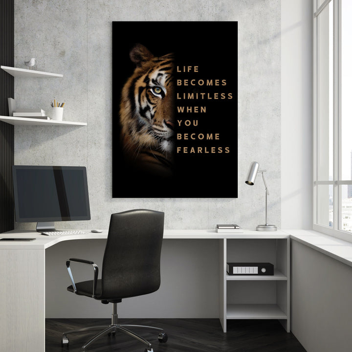 Chris Fabregas Fine Art Photography Canvas Tiger Motivational Canvas Wall Art print